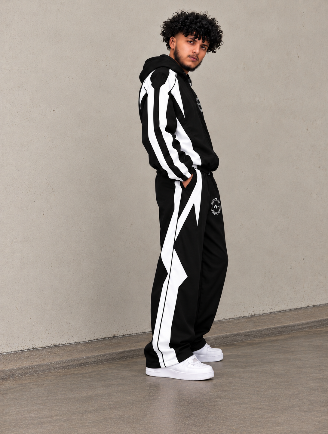 Wavebrake black&white set